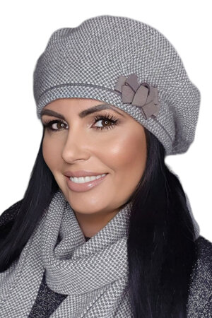 Kamea Dame Baskenmütze Winter Kopfbedeckung Warm Klassisch Wolle Helena