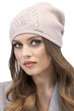 Vivisence Damen Wintermütze mit Klassischem Schnitt Warme Gemütlich Mütze für Frauen Garnmischung aus Wolle Perfekter Passform Ideal für Kalte Wintertage Modell 7011, Rosa