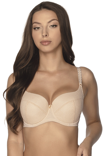 Gaia Damen Bügel BH leicht gepolstert Unterwäsche 758 Micaela, Beige 2