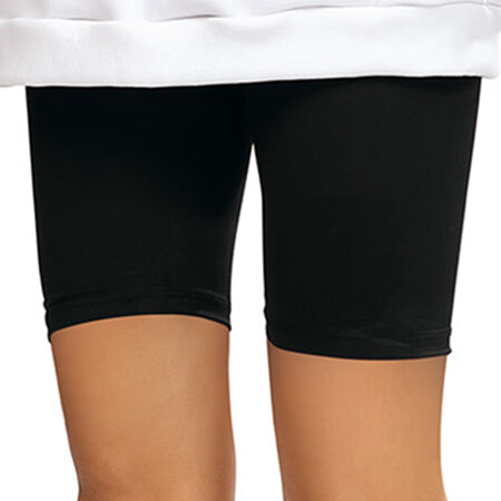 Reviver Dame Leggings Sport Kurz Klassissch Bund Elastisch Taille F9550, Schwarz