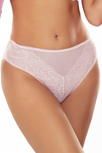 Vivisence Dame Slip Unterhose Spitze Tüll Netz Geblümt  Schliefe Unterwäsche1055, Pink