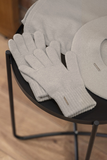 Vivisence Stilvolle Winter Damen Handschuhe Mit Breitem Strickbündchen Hergestellt Aus Warmem Garn Mit Wollzusatz Perfekt Für Kalte Wintertage, Beige