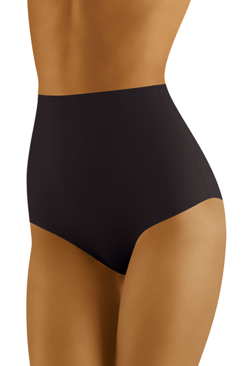 Wolbar WB411 Dame Slip Taillenmieder figurformend Unterhose Shapewear, Schwarz