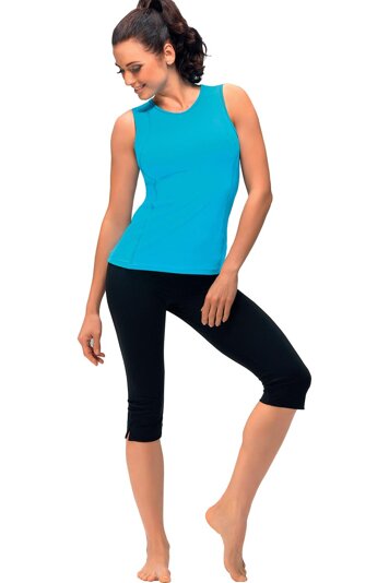 gWINNER Gabi cotton Dame Fitnesshose Sport Leggings 3/4 elastisch Top Qualität