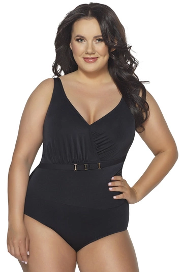 Ava Damen Badeanzug Bademode  Klassisch Strandmode Musterlos SKJ-48, 
