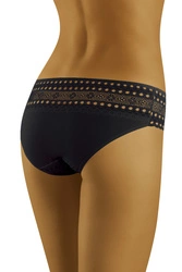 Wolbar Dame Slip Spitze Gemustert Klassisch Einfarbig Unterhose Dessous Alltag WB453,