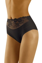 Wolbar Damen Slips 3-er Pack Panties Höschen Hohe Taille Slips Hoher Taillenslip, Bauchkontrolle Spitzenhöschen Hohe Taille Unterhosen WB415, beige-weiß-schwarz