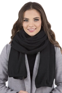 Vivisence Damen Schal Winter Wärmt Schenkt Komfort für Kalte Wintertage 7101, schwarz