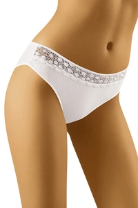 Wolbar Dame Slip Spitze Gemustert Klassisch Einfarbig Unterhose Dessous Alltag WB475,