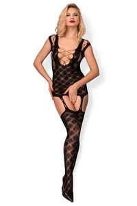 Hot in Here Dame Bodystocking Reizwäsche Netz Sexy Gemustert Verführerisch Diamonds,