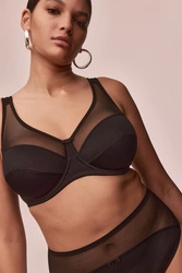 Alles Havana Soft BH Dame glatt musterlos regulierbar EU, Schwarz