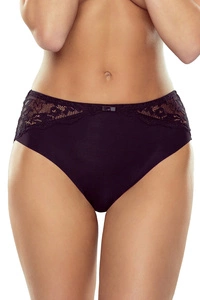 Lapinee Dame Slip Hoher Bund Klassisch Elegant Spitze Mikrofaser Blumenmuster 5019 Viva,