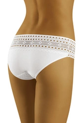 Wolbar Dame Slip Spitze Gemustert Klassisch Einfarbig Unterhose Dessous Alltag WB453,