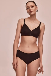 Alles Damen Still BH Umstandswäsche stillen Schwangerschaft Mama Easy M , Schwarz