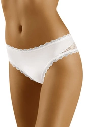 Wolbar Dame Slip Ajourspitze Bund Unterwäsche Unterhose Bequem Elegant WB471, 