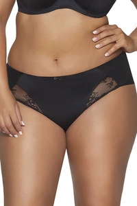 Ava Dame Slip Klassisch Voll Spitze Unterhose Gemustert Alltag 2111 Azalea , Schwarz