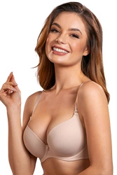 Vivisence Push-Up BH Damen Mit Bügel Gepolsterter Maximizer für Brüste 1041, beige