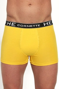 Cornette Herren Boxershorts Unterhose Klassisch Gemustert Bunt Baumwolle Alltag High Emotion 503 , Gelb