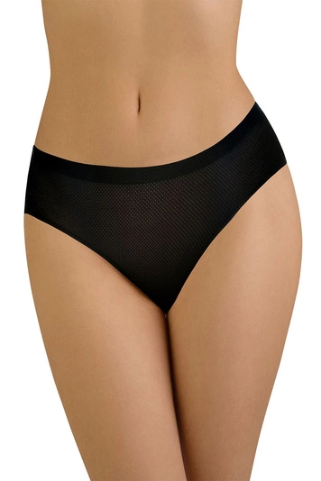 Vivisence Dame Slip 3-er Pack Unterhose Glatt Voll Nahtlos Klassisch  4011, schwarz