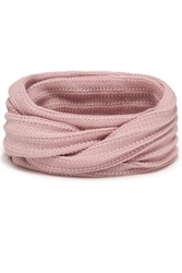 Vivisence Damen Schal Winter Loop Modischer Gemütlich Wärmendem Garn Doppelt 7019S, puderrosa