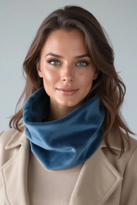 Vivisence Loopschal für Damen 7109, dunkeltürkis