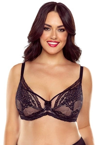 Vivisence Soft BH Damen Spitze Netz Bügel Transparent Elegant Verführerisch 1061,