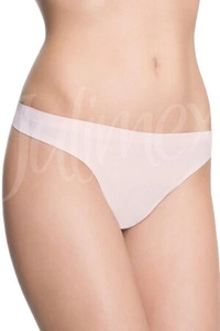 Julimex Damen String  Unterhose Musterlos Unterwäsche Lingerie , Beige