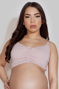 Mitex Damen Still BH Top Schwangerschaft Umstandswäsche Easy Bra, Pink