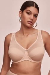 Alles Havana Soft BH Dame glatt musterlos regulierbar EU, Beige