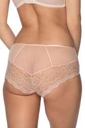 Gaia Dame Slip Unterhose Klassisch Spitze Netz Elegant Dessous 1166P Alessia, Pink