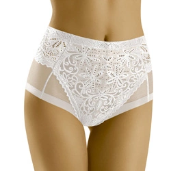 Wol-Bar Dame Slip Spitze Netz Hoher Bund Klassisch Geblümt Unterwäsche WB437,