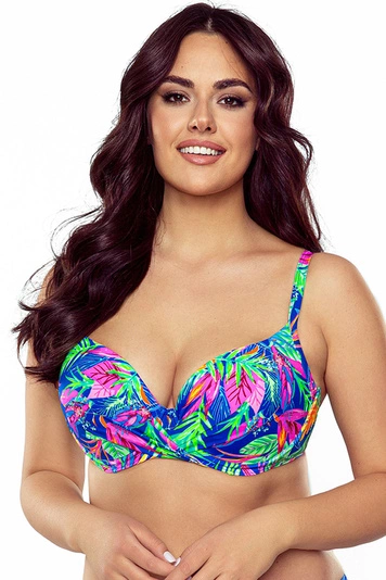 VIVISENCE Bikini Oberteil Damen Verstellbar Träger Bademode Formt die Brust 3209, mehrfarbig