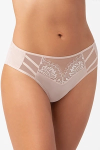 Gorsenia Dame Slip Glatt Tüll Spitze Bund Geblümt Unterhose Unterwäsche Dessous K498/1 Paradise,