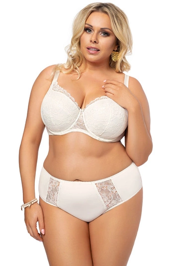 Gorsenia Damen Slip Unterhose Unterwäsche K484 Peony, Beige