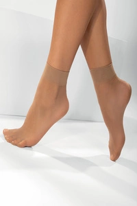 Vivisence Damen Söckchen Klassische 20 DEN Mit Unsichtbarer Zehenverstärkung Weich Und Bequem Breiter Rand Für Sicheren Halt Ohne Druck, daino