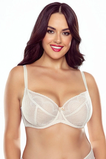 Vivisence Bügel BH Für Damen Netzstoff Softcups Elegante Und Feminine Looks 1050, 