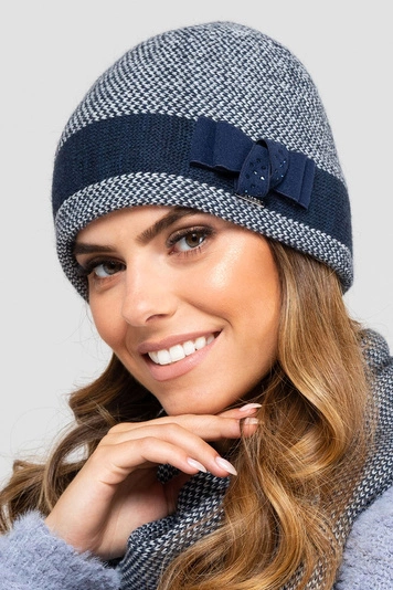 Kamea Damen Mütze Kopfbedeckung Herbst Winter Katalonia, Dunkelblau