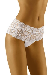 Wolbar Damen Shorts 3er Pack Spitze Pantys Slips Boxershorts Hipster Unterwäsche WB413, weiß