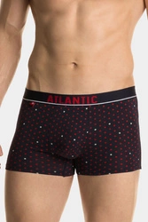 Atlantic Herren Boxenshorts 2er Pack Bund  Klassisch Unterwäsche Unterhose Gemustert 2GMH-015, 