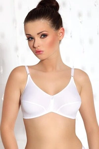 Jarpol 301 Soft BH Dame Unterwäsche musterlos bügellos regulierbar EU, Weiß