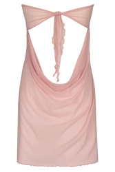 Axami  Dame Nachthemd  String regulierbar Soft-Cups Set Schliefe geblümt V-9519, Rosa