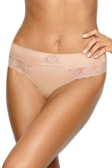 Ava Dame Slip Unterhose Schleife Netz  gestrickt Unterwäsche 1922/B Freesia, 