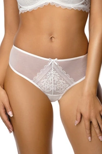 Mat Dame Slip Spitze Bund Schleife Unterhose Geblümt Unterwäsche Dessous 0198/5 Estelle,