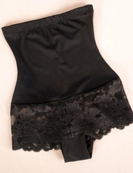 Wolbar Miederslip Damen Slips 3er Pack Panties Höschen Hohe Taille Hipster Slip Figurformende Bauchkontrolle Shapewear Seamless Nahtlose Spitzenhöschen Formwäsche Unterhosen WB183,