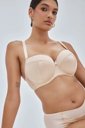 Alles Dame Bügel-BH Träger Schleife Schalen  gemustert Kelly 04 U,