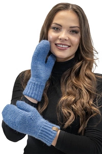 VIVISENCE Damen Winter Fausthandschuhe Komfort an kalten Wintertagen 7015, jeans
