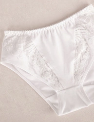 Wolbar Damen Maxi-Slip Mit Spitzeneinsatz WB51,