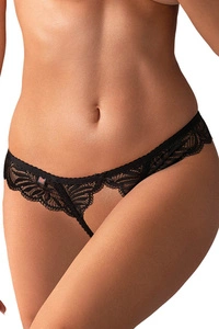 Obsessive Dame String Unterhose Spitze Reizwäsche Unterwäsche Contica , Schwarz