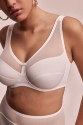 Alles Havana Soft BH Dame glatt musterlos regulierbar EU, Weiß