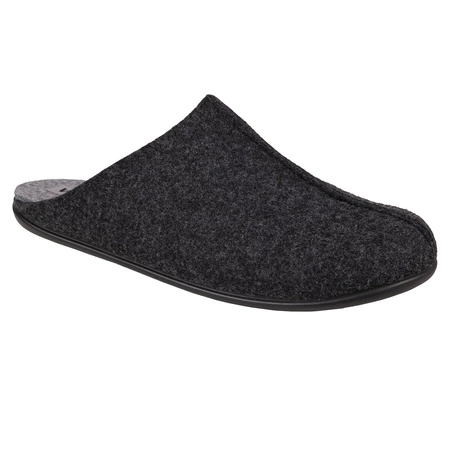Vollsjö Herren Pantoffeln aus Filz Hausschuhe Dunkelgrau Filzschuhe für Männer, Klassisch und Gemütlich Freizeitschuhe Filzpantoffeln , Heimschuhe, Hergestellt in der EU, 